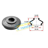 BG0116 BELGUM PARTS Пильовик опори кульовий рульового наконечника (універсальний) (30х14x11/39)
