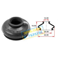 BG0127 BELGUM PARTS Пильовик опори кульовий рульового наконечника (універсальний) (30х14x19)