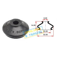 BG0128 BELGUM PARTS Пильовик опори кульовий рульового наконечника (8x22) (пузатий)