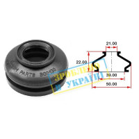 BG0130 BELGUM PARTS Пильовик опори кульовий рульового наконечника (універсальний) (39х21x22)