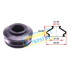 BG0154 BELGUM PARTS Пильовик опори кульового рульового наконечника (універсальний) (37x21x23)
