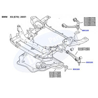 BG0168 BELGUM PARTS Пильовик опори кульовий рульового наконечника (універсальний) (40х21x28)