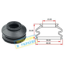 BG0170 BELGUM PARTS Пильовик опори кульовий Ford Fusion 13-19 (USA)