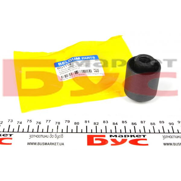 BG1114 BELGUM PARTS Сайлентблок важеля (заднього/знизу) Mazda 6 02-07 (37.5x12.2x51.3/37.3)