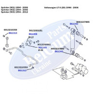 BG1308 BELGUM PARTS Втулка стабілізатора (заднього) MB Sprinter 208-316 96- (d=27mm)