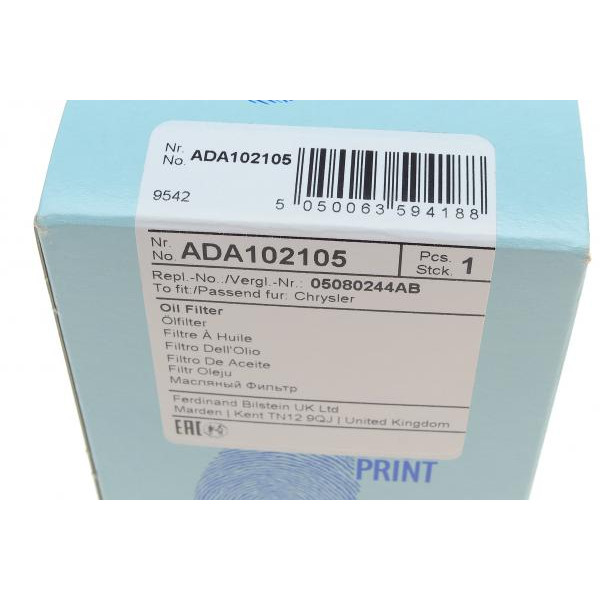 ADA102105 BLUE PRINT Фільтр масляний MB Sprinter/Vito CDI OM611/612/646