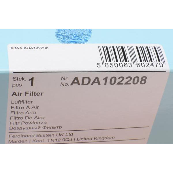 ADA102208 BLUE PRINT Фільтр повітряний VW Golf/ Passat 1.6-1.8 -93/ Chrysler Neon/ Voyager 1.8-3.8 95-01
