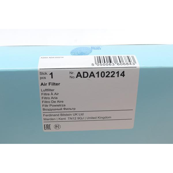 ADA102214 BLUE PRINT Фільтр повітряний Dodge Dakota/ Durango/ Jeep Cherokee 2.5-5.9 80-11