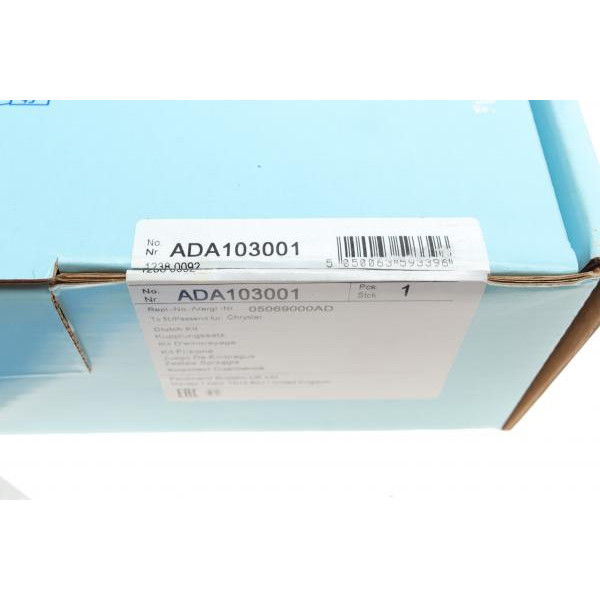 ADA103001 BLUE PRINT Комплект зчеплення Chrysler Voyager 2.5D 00-08 (d=241mm) (+вижимний)