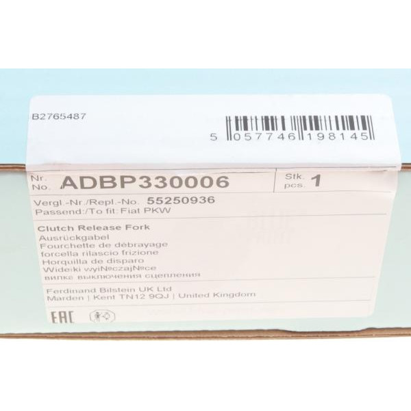ADBP330006 BLUE PRINT Вилка зчеплення Fiat Doblo 1.4/1.6 16V 00-18