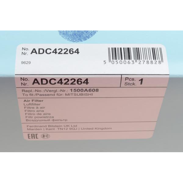 ADC42264 BLUE PRINT Фільтр повітряний Mitsubishi L 200 2.4 14-