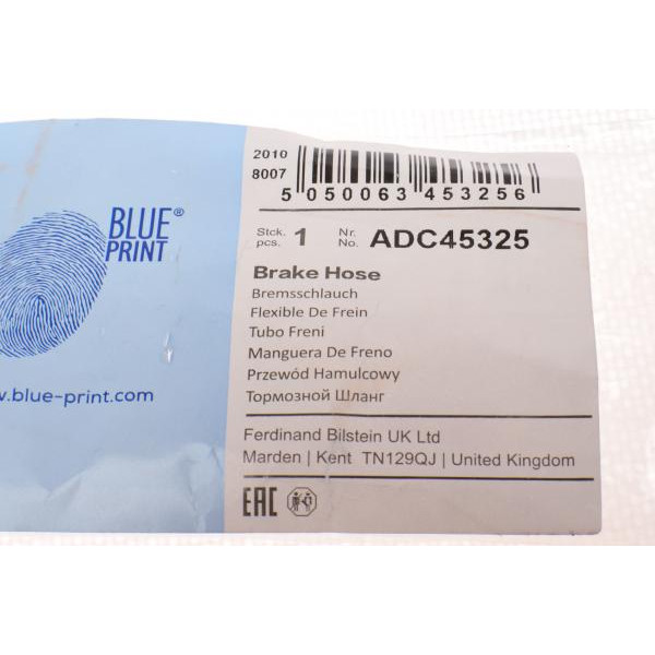 ADC45325 BLUE PRINT Шланг гальмівний (задній) Mitsubishi Galant 1.8-2.5 80-04/Colt 1.6-1.8i 88-93