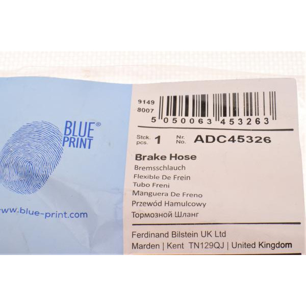 ADC45326 BLUE PRINT Шланг гальмівний (задній) Mitsubishi L300 80-13/Pajero 90-00