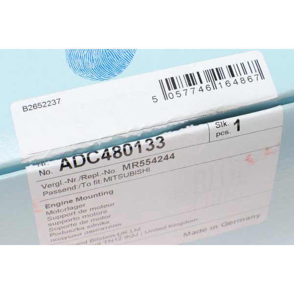ADC480133 BLUE PRINT Подушка двигуна (передня) Mitsubishi Lancer 1.6 02-