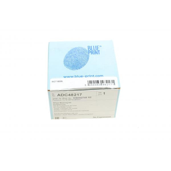 ADC48217 BLUE PRINT Підшипник маточини (передньої) Mitsubishi Pajero 88-/Hyundai Galloper 98-03 (73x45x20) (к-кт)