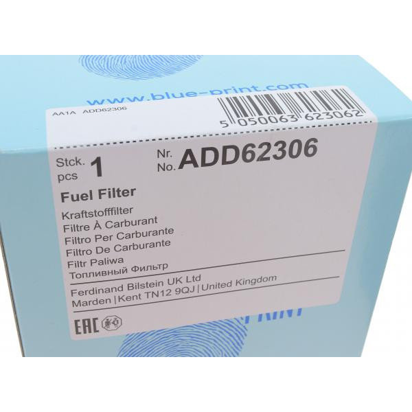 ADD62306 BLUE PRINT Фільтр паливний Hyundai H-1/Mitsubishi Lancer III 1.8-3.0D 82-