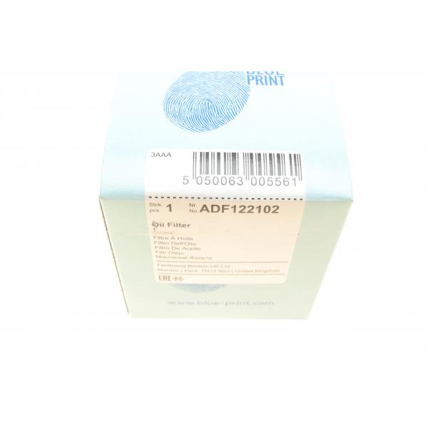 ADF122102 BLUE PRINT Фільтр масляний Ford Transit/Citroen Jumper 2.2HDI/2.4TDCi 06-/Peugeot 2.0HDI 03-