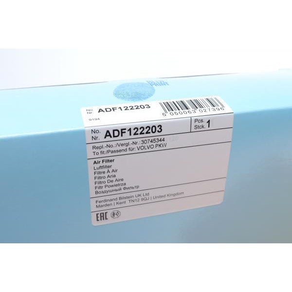 ADF122203 BLUE PRINT Фільтр повітряний Volvo S60 10-18/S80 /V70 /CX70 3.0-3.2 06-