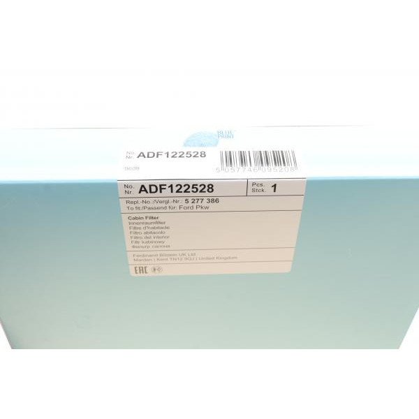 ADF122528 BLUE PRINT Фільтр салону Ford Mustang 15-