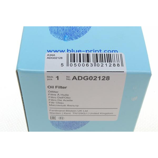 ADG02128 BLUE PRINT Фільтр масляний Hyundai Accent/Getz/Matrix 1.5 CRDi/1.5 TDi 98-17