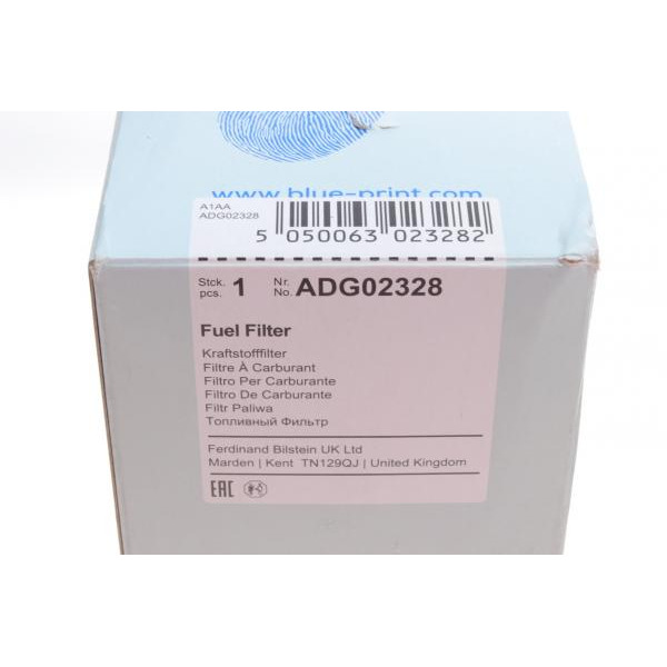ADG02328 BLUE PRINT Фільтр паливний Kia Rio 1.3-1.5 00-05 (h-183.6mm)