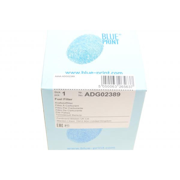 ADG02389 BLUE PRINT Фільтр паливний Ssangyong Actyon/Korando 2.0XDi 10-