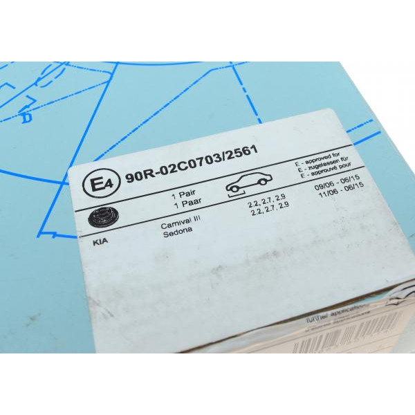 ADG043123 BLUE PRINT Диск гальмівний (передній) KIA Carnival 05-15 (300x28)