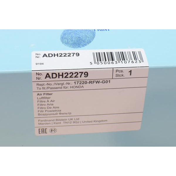 ADH22279 BLUE PRINT Фільтр повітряний Honda CR-V 2.2 i-DTEC 07-