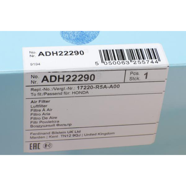 ADH22290 BLUE PRINT Фільтр повітряний Honda CR-V IV 2.4 12-