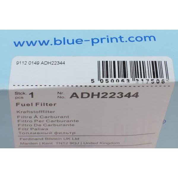 ADH22344 BLUE PRINT Фільтр паливний Honda Accord VII 2.0/2.4 16V 03-08