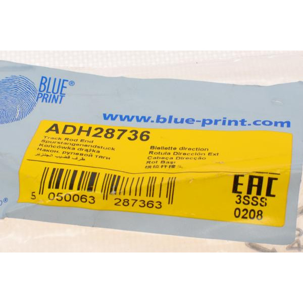 ADH28736 BLUE PRINT Наконечник рульової тяги (R) Honda Accord VII 03-08