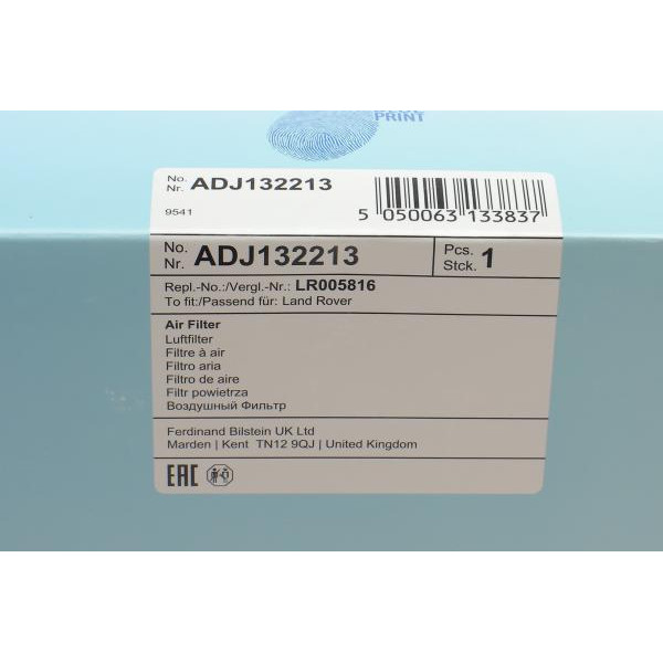 ADJ132213 BLUE PRINT Фільтр повітряний Land Rover Freelander 2.2 TD4/3.2 24V 4x4 06-
