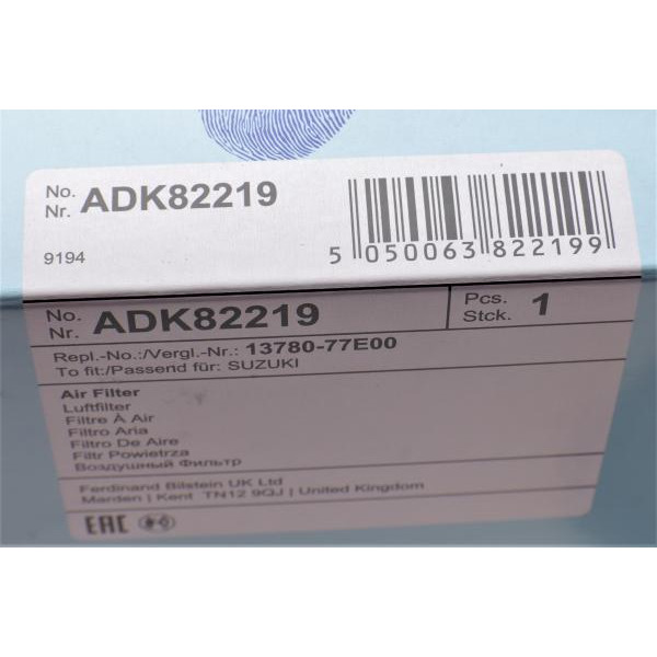 ADK82219 BLUE PRINT Фільтр повітряний Suzuki Grand Vitara 2.0/2.5i 95-
