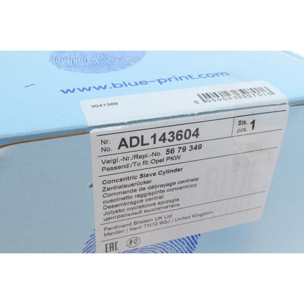 ADL143604 BLUE PRINT Підшипник вижимний Opel Insignia 2.0 TDCI 08-