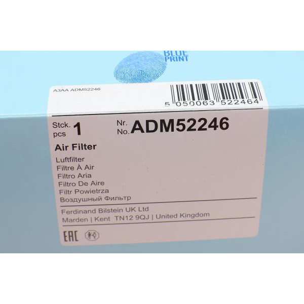 ADM52246 BLUE PRINT Фільтр повітряний Mazda 323 F VI/323 S VI/6/626 III/626 V 2.0/2.0D/2.2 88-12