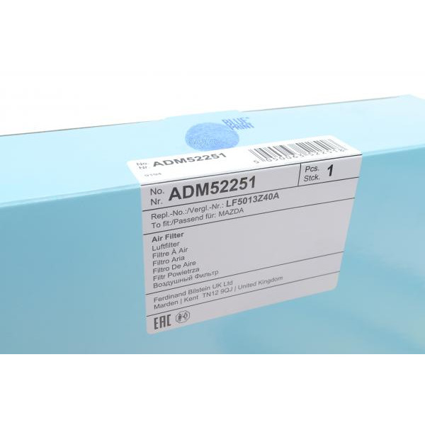 ADM52251 BLUE PRINT Фільтр повітряний Mazda 3/5 1.8-2.3 05-14