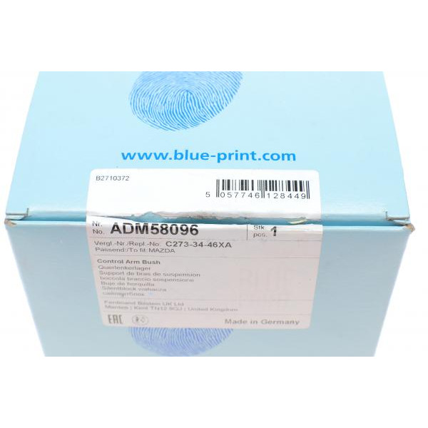 ADM58096 BLUE PRINT Сайлентблок важеля (переднього/ззаду) Mazda 3 03-13/Mazda 5 10-