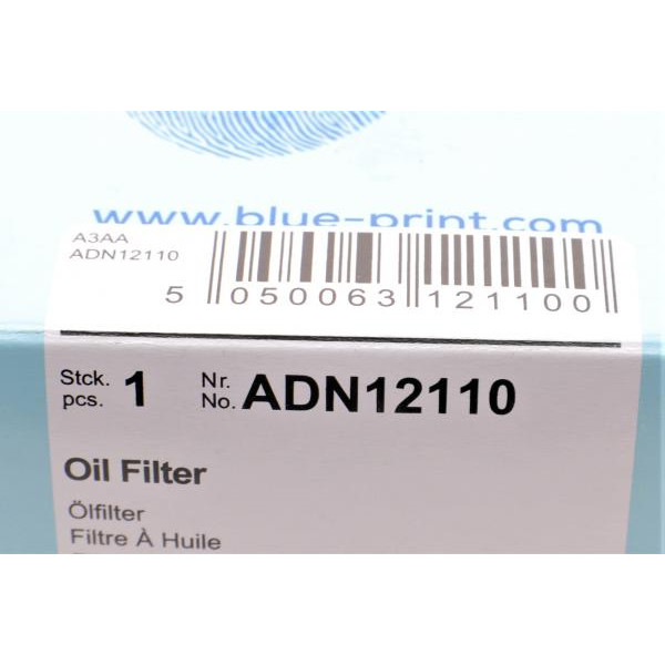 ADN12110 BLUE PRINT Фільтр масляний Nissan Micra 1.0-1.4i 92-10/ Primera 2.0i 90-96