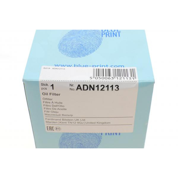 ADN12113 BLUE PRINT Фільтр масляний Nissan Primera/Almera/Patrol 2.0D/2.8TD 88-02