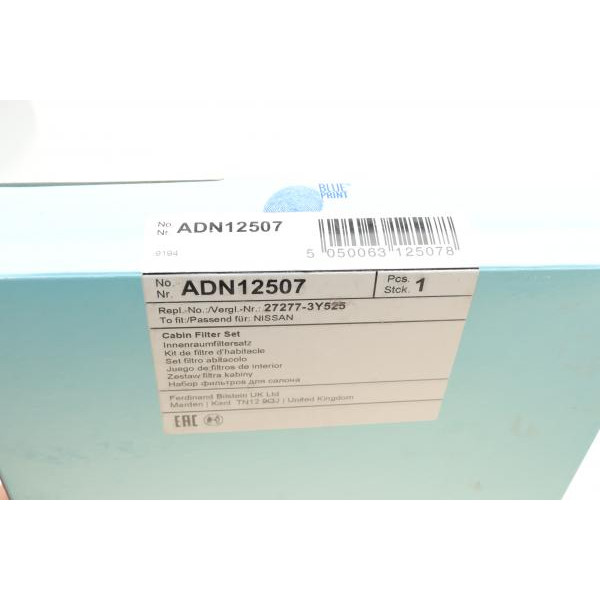 ADN12507 BLUE PRINT Фільтр салону Nissan Maxima 99-03 (к-кт 2шт)