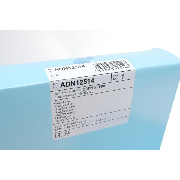 ADN12514 BLUE PRINT Фільтр салону Nissan Tiida 1.5D/1.6/1.8 07-