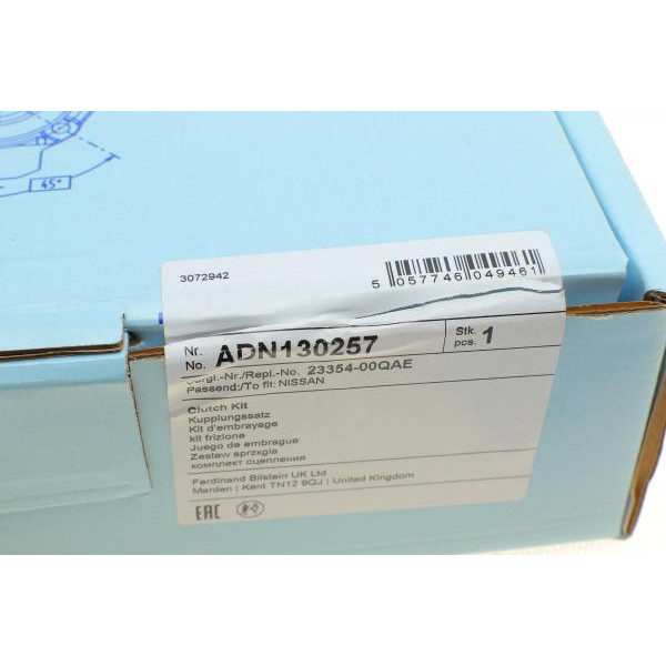 ADN130257 BLUE PRINT Комплект зчеплення Renault Clio III 1.5 dCi 05- (d=216mm)