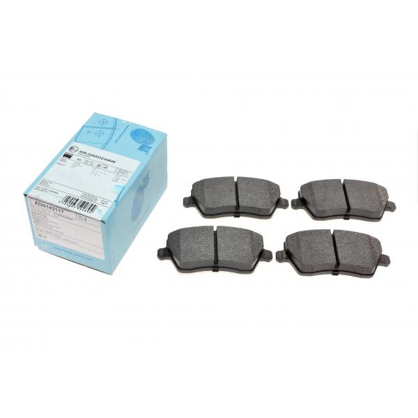 ADN142117 BLUE PRINT Колодки гальмівні (передні) Renault Kangoo 08-/Duster 10-/Megane 15-/MB Citan 1.2-2.0 12-