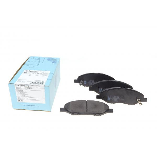 ADN142173 BLUE PRINT Колодки гальмівні (передні) Nissan Micra II/III/Note/Tiida 04-13
