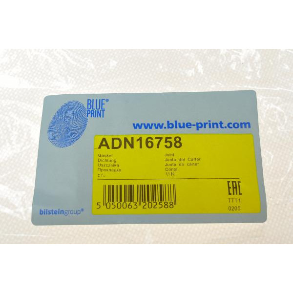 ADN16758 BLUE PRINT Прокладка крышки клапанов Nissan Qashqai 1.6 16V 06-14