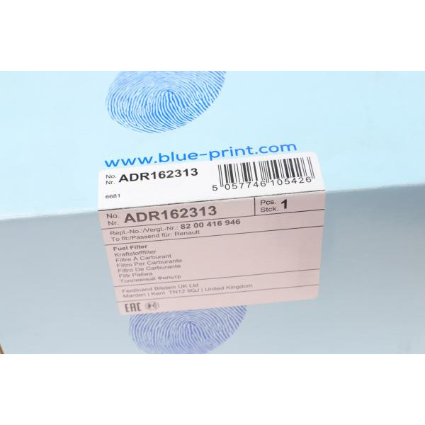ADR162313 BLUE PRINT Фільтр паливний Renault Kangoo 1.9dci/Master 2.2dci