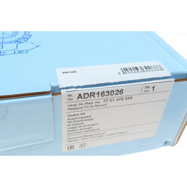 ADR163026 BLUE PRINT Комплект зчеплення Renault Laguna 1.8/2.0 16V 01-08 (d=216mm)