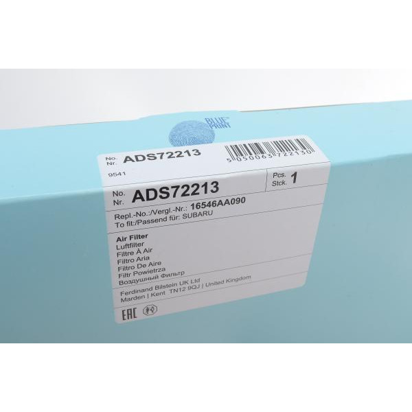 ADS72213 BLUE PRINT Фільтр повітряний Subaru Forester/Impreza/Legacy 1.6-3.6i 03-