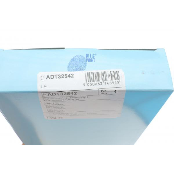 ADT32542 BLUE PRINT Фільтр салону Toyota Land Cruiser 4.7 98-07
