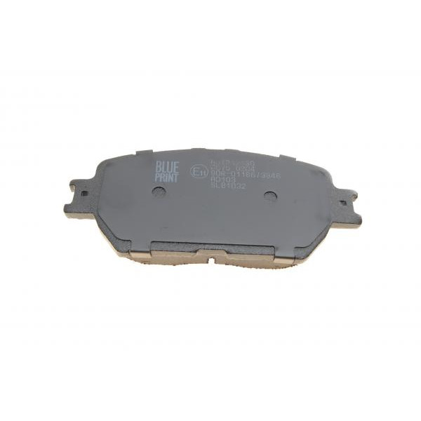 ADT342130 BLUE PRINT Колодки гальмівні (передні) Toyota Camry 01-06 (131.2x58.1)